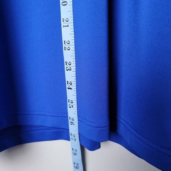 Callaway Blue Quarter Zip Pullover M Golf Cystic Fibrosis Logo Weather Series - Picture 6 of 11